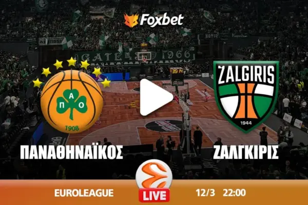 panathinaikos vs žalgiris — GR news