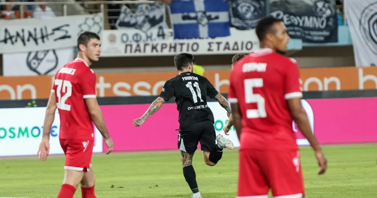 Κρήτη: Ο ΟΦΗ επικράτησε της ΤΣΣΚΑ Σόφιας με 3-0 για το Europa League