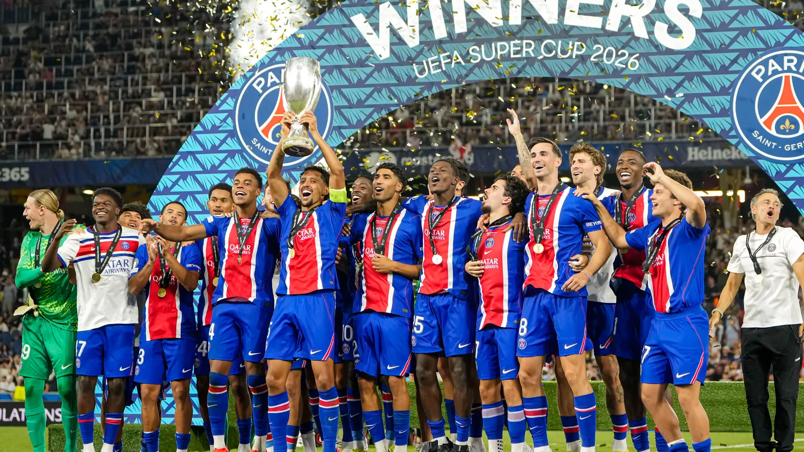 Παρί Σεν Ζερμέν: Κατέκτησε το Super Cup Ευρώπης νικώντας την Άστον Βίλα