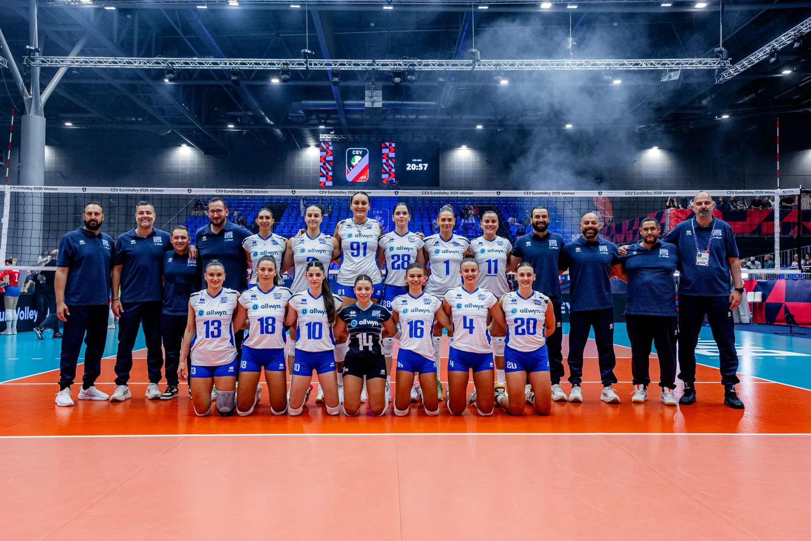 Ελλάδα: Ηττήθηκε με 3-1 από την Τσεχία στην πρεμιέρα του Ευρωπαϊκού γυναικών 2026
